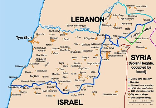 Israel's borders: recognised lines, armistice lines, and contested boundaries