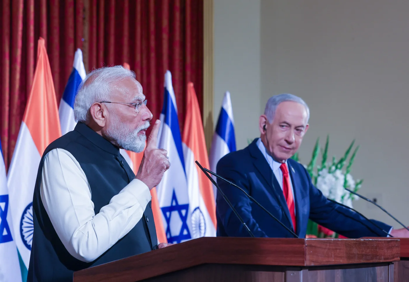 Joint statement post signing the Special Strategic Partnership for Peace, Innovation & Prosperity by PM Narendra Modi and PM Benjamin Netanyahu.