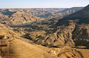 The Jordan Valley, part of the Syrian-African Rift system